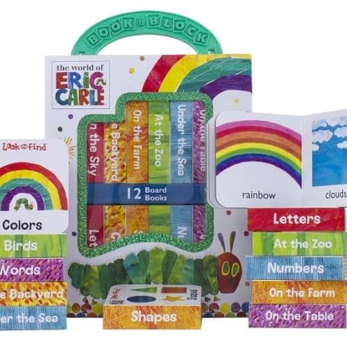 Amazon: My First Library Board Book Block 12-Book Set $9.11.