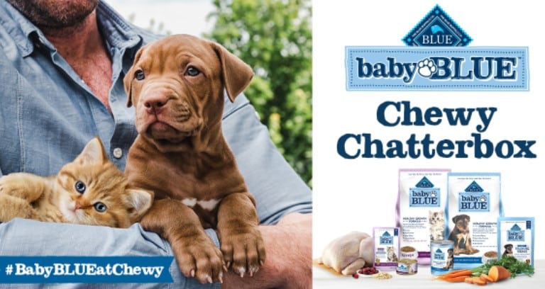 Free Blue Buffalo Baby BLUE Chewy Chatterbox Kit